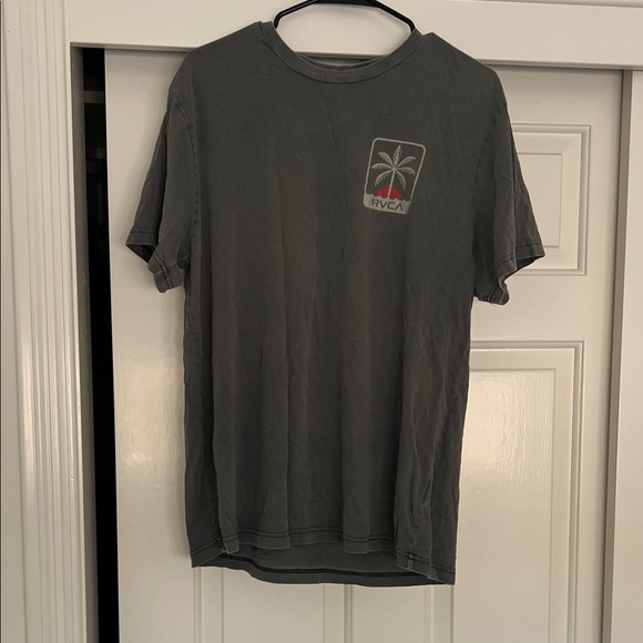 RVCA Charcoal Palm Tree Graphic Tee - Picture 1 of 2
